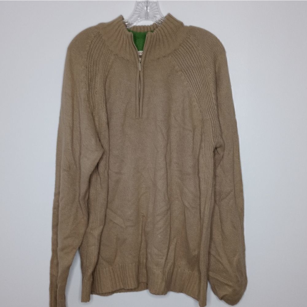 Rockwell tan knit pullover size XXL